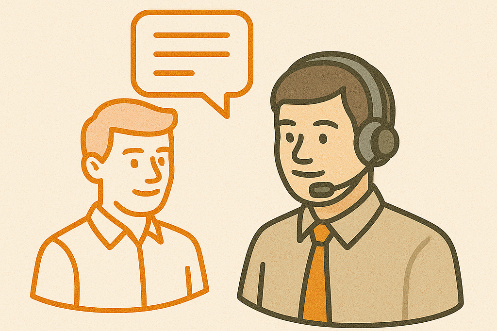 Illustration Beratung und Support